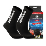 TAPEDESIGN Allround Classic Crew Soccer Grip Sock - Black