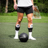 TAPEDESIGN Allround Classic Crew Soccer Grip Sock - White