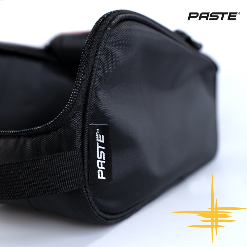 PASTE Shoe Bag Black - Water-Repellent Shoe Travel Bag with Carry Handle - Ideal for Sports and Everyday Use - Sneaker, Golf, Football, and Tennis Shoes